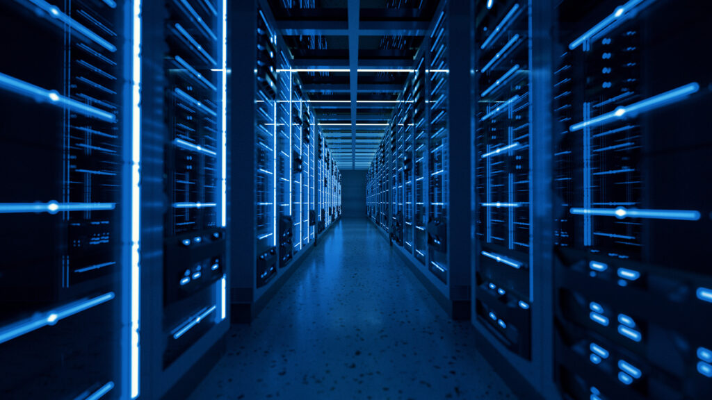 High-tech server infrastructure